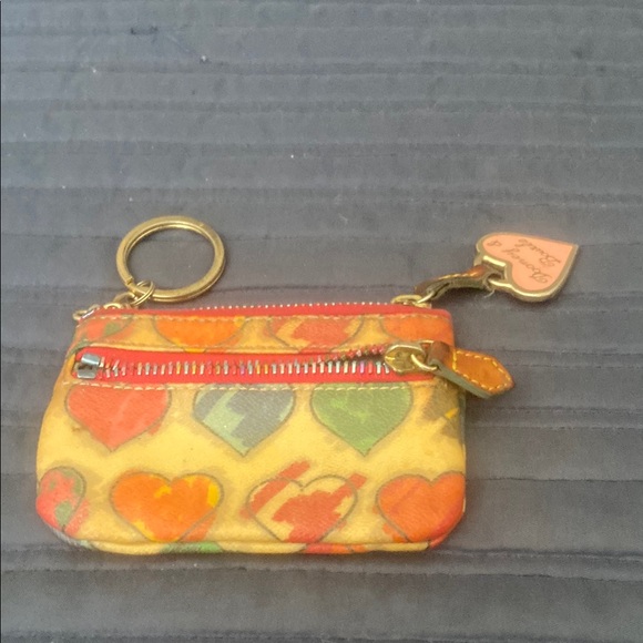 D&B Colorful Heart Pattern Keychain Pouch - Picture 1 of 9